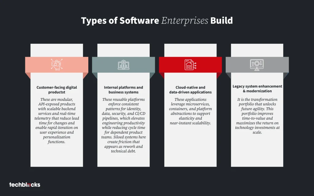 Types of Software Enterprises Build